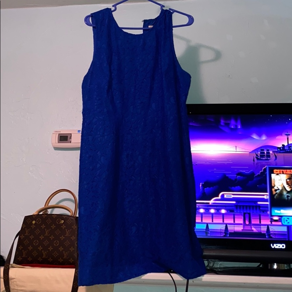 Blue JCrew dress